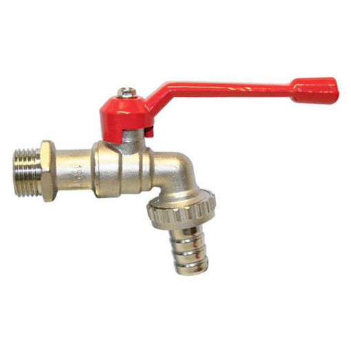 Picture of 3/4" TA86HU DZR Ball Valve c/w Hose Union